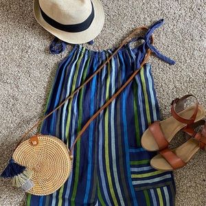 Striped romper